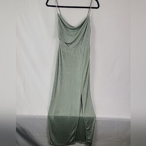 NWT Hello Molly Women's Sage Bodycon Maxi Dress Sz S MSRP $99